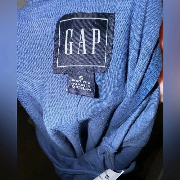 GAP Sleeveless Swing Dress Blue Criss-Cross Back Straps Size S/Petite - Picture 9 of 11